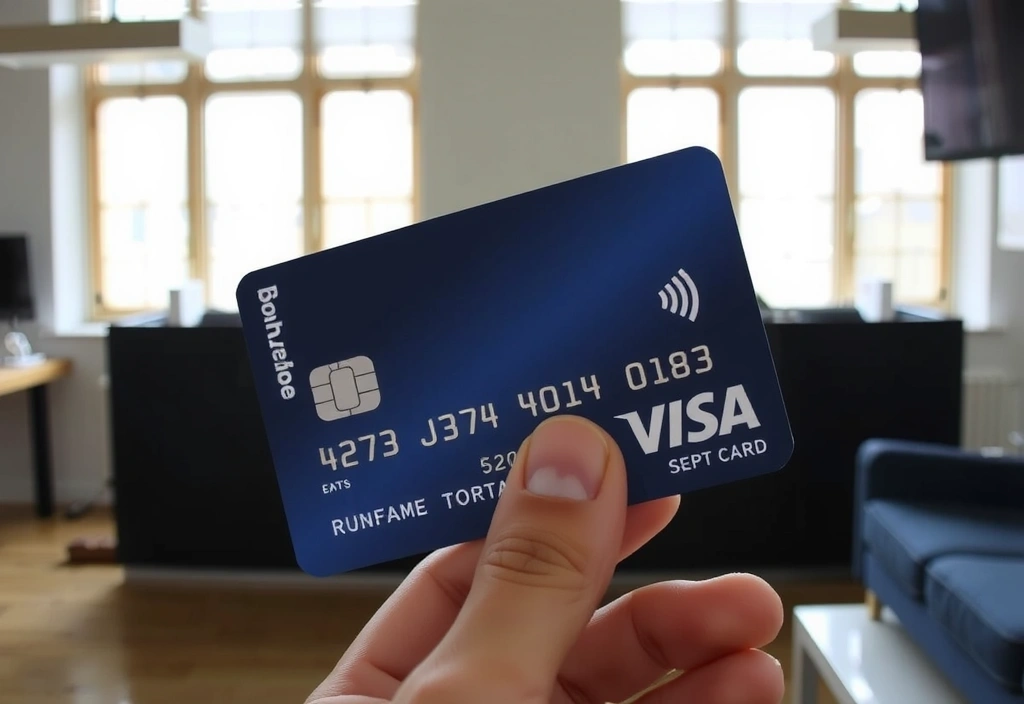 Navy Blue Premium Card